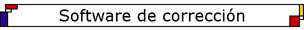 Software de correccin