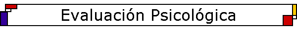 Evaluacin Psicolgica